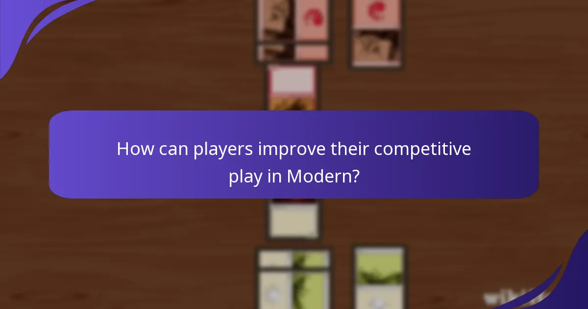 Which deck archetypes are popular in the Modern format?