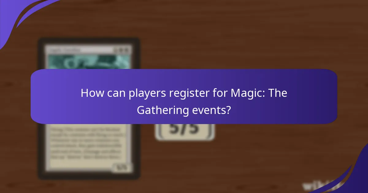 Which formats are featured in Magic: The Gathering events?