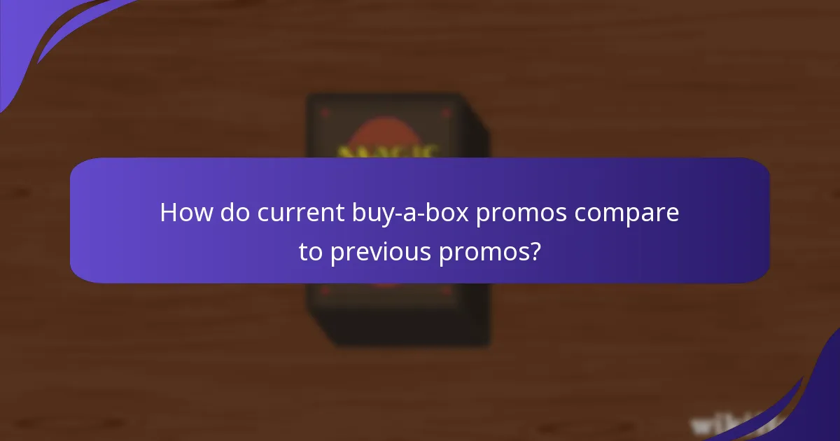 Which exclusive cards are included in the buy-a-box promos?