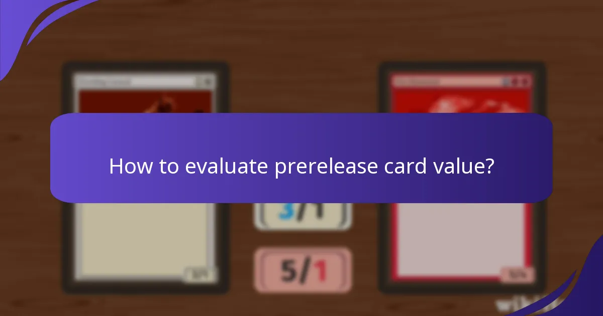 Which prerelease cards are community favorites?