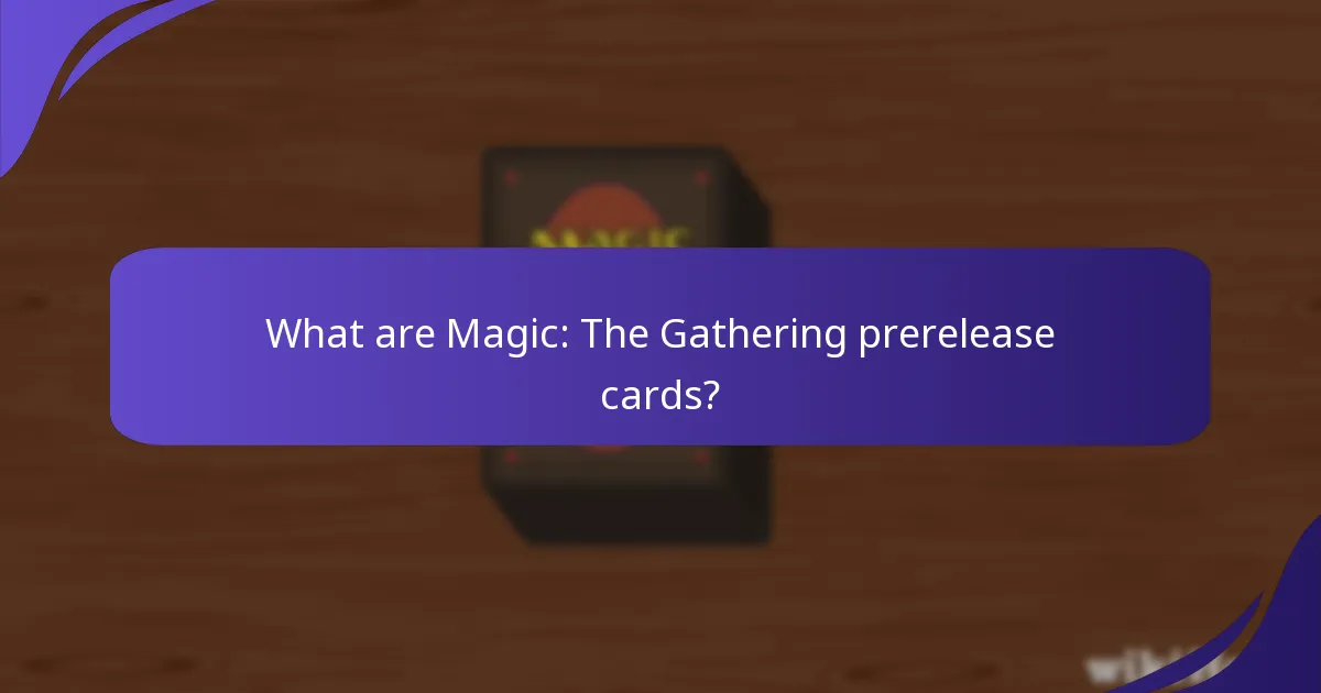 What are the rarity levels of prerelease cards?
