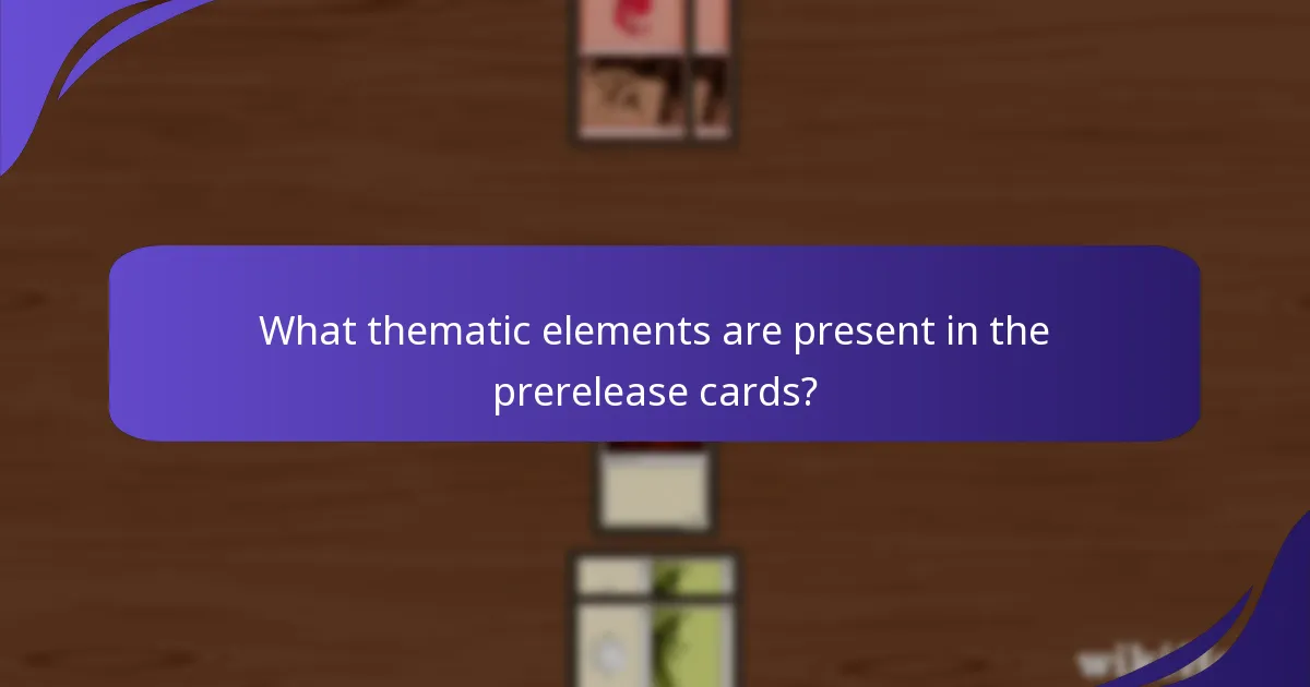 Which narrative techniques are used in prerelease card lore?